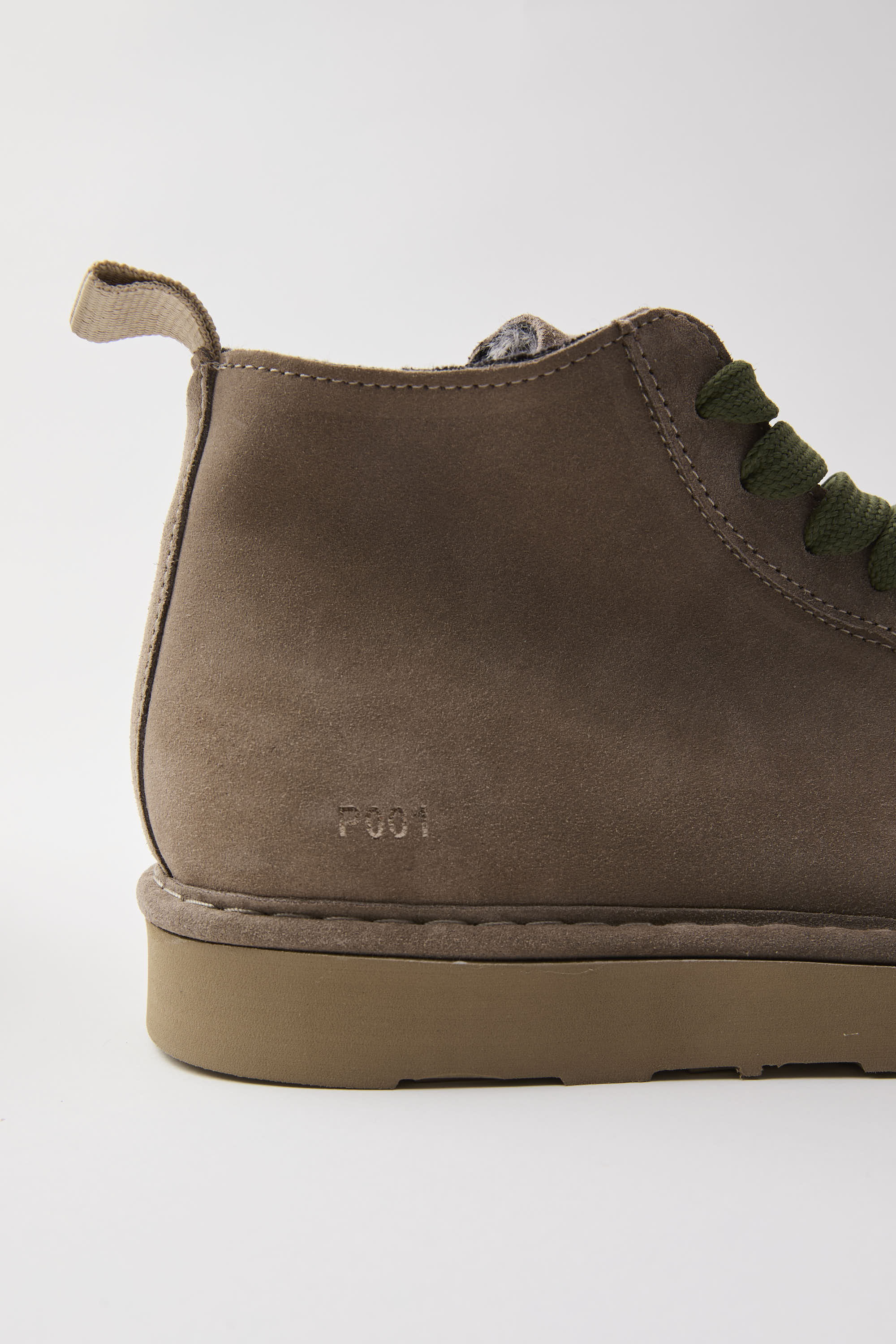 SCARPE PANCHIC POLACCHINO P001 SUEDE CON PELO WALNUT