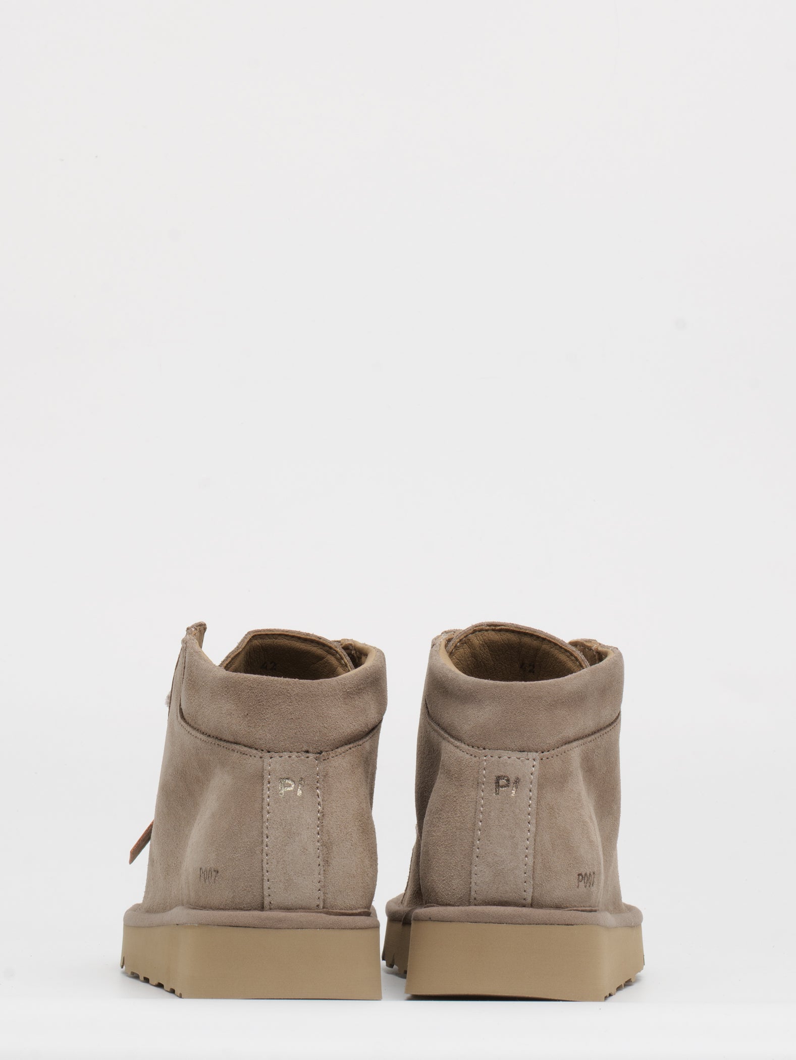 SCARPE PANCHIC POLACCHINO P007 SUEDE SENZA PELO BROWN STONE