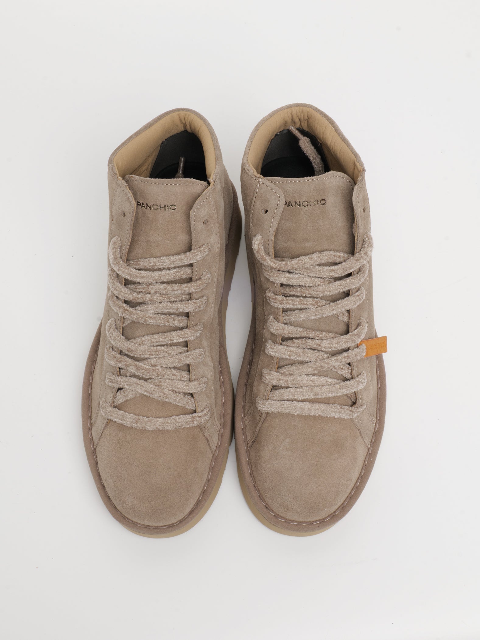 SCARPE PANCHIC POLACCHINO P007 SUEDE SENZA PELO BROWN STONE