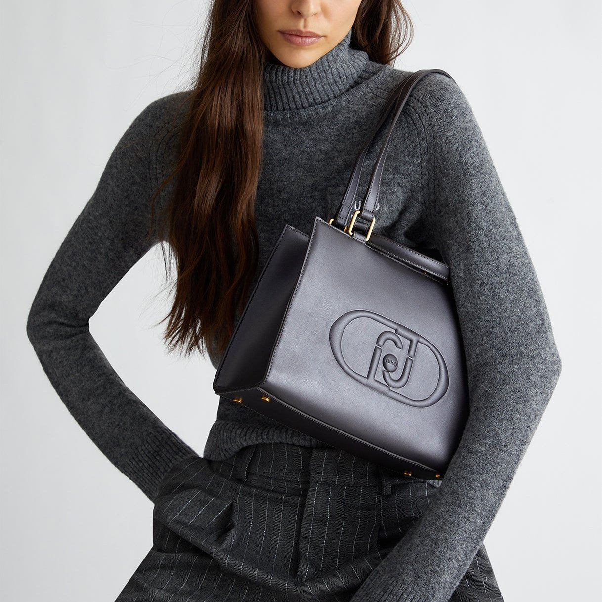 BORSA LIUJO S TOTE MINISHOPPING LOGO MONOGRAM