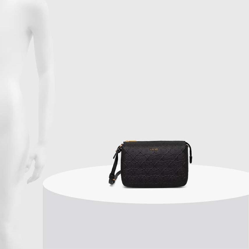 BORSA LIUJO S TRACOLLA TRISCOMPART LOGO RILIEVO ALL