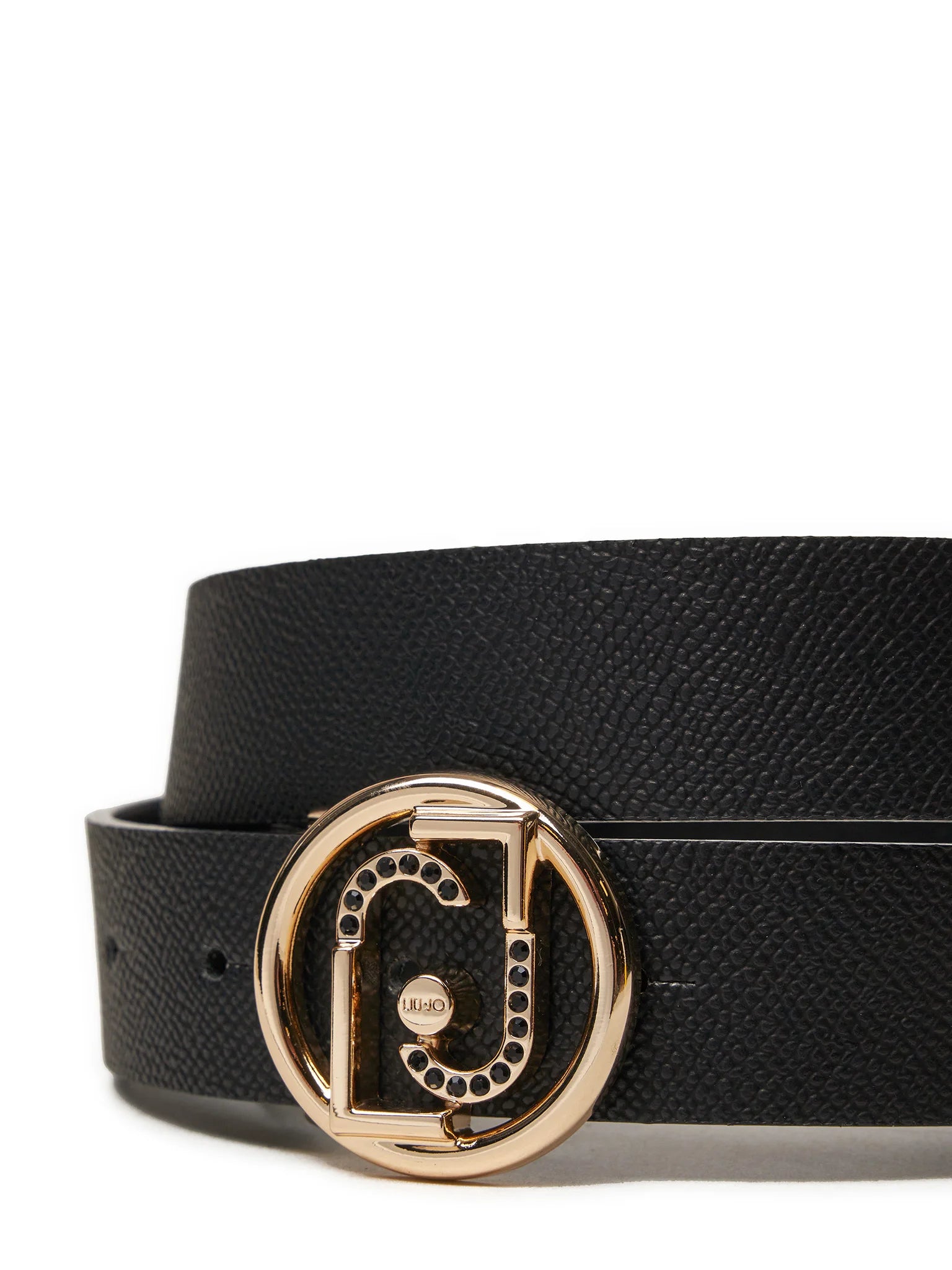 CINTURA LIUJO FIBIA LOGO GEMME 3CM MARTELLATA