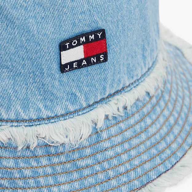 CAPPELLO TOMMY HILFIGHER BUCKET HERITAGE IN DENIM