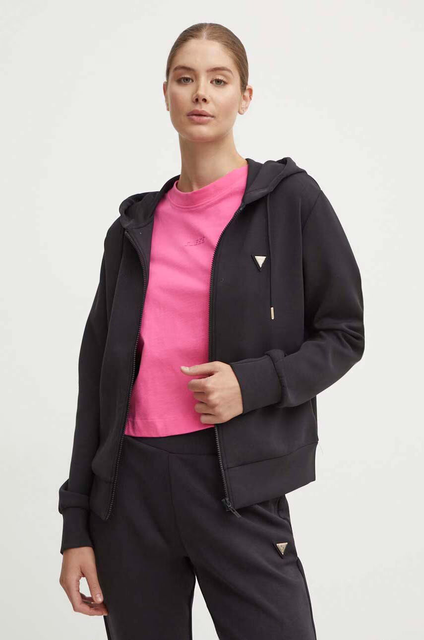 FELPA GUESS OLYMPE FULL ZIP CON CAPP