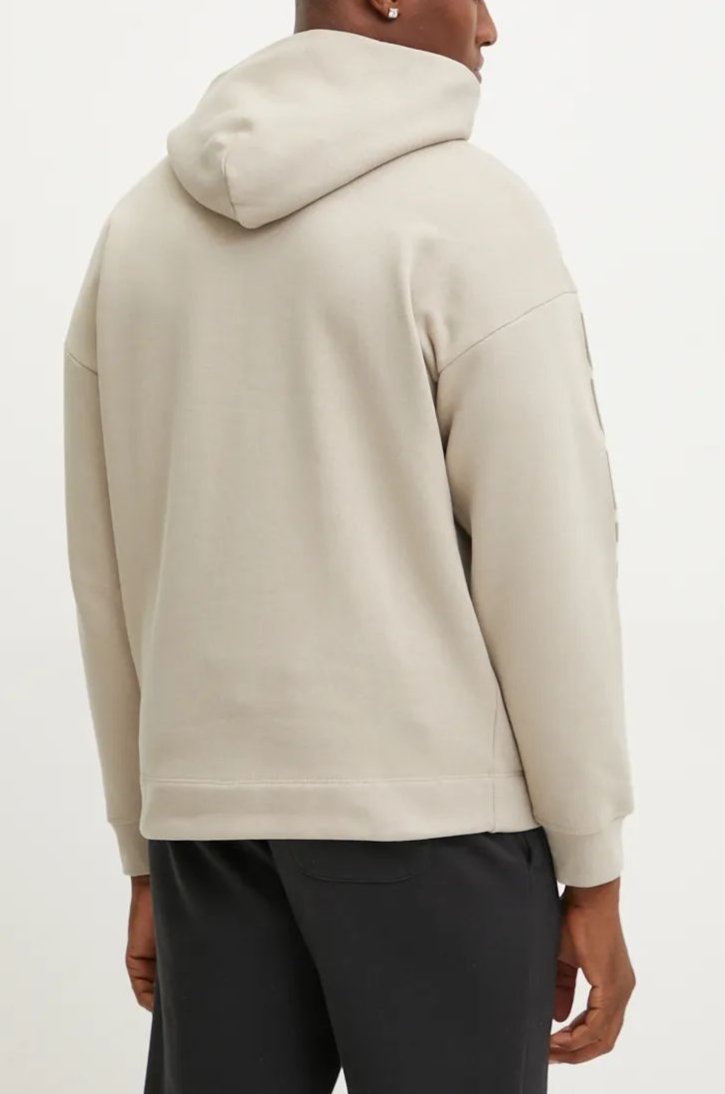 FELPA GUESS OVER CON CAPPUCCIO