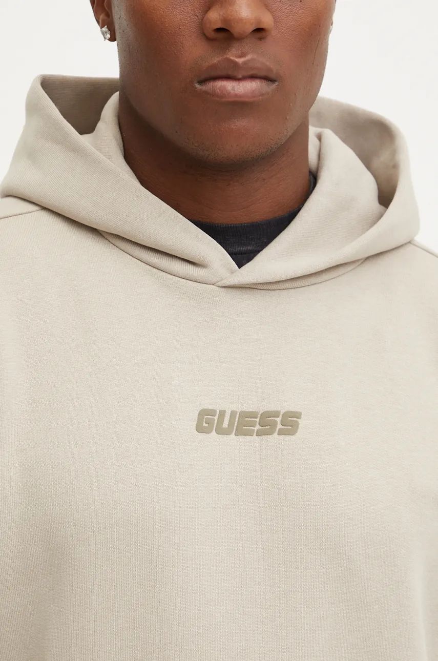 FELPA GUESS OVER CON CAPPUCCIO