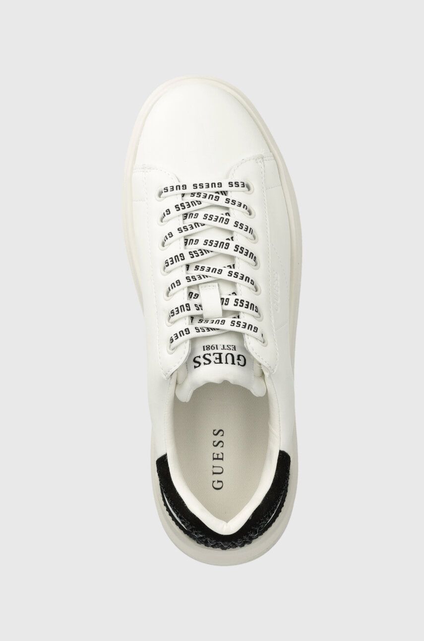 SNEAKERS GUESS ELBINA FONDO MQUEEN BIANCO E NERO