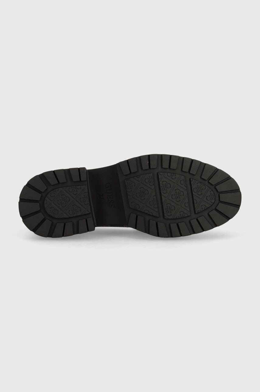 MOCASSINO GUESS FINDA 2 PELLE BROWN