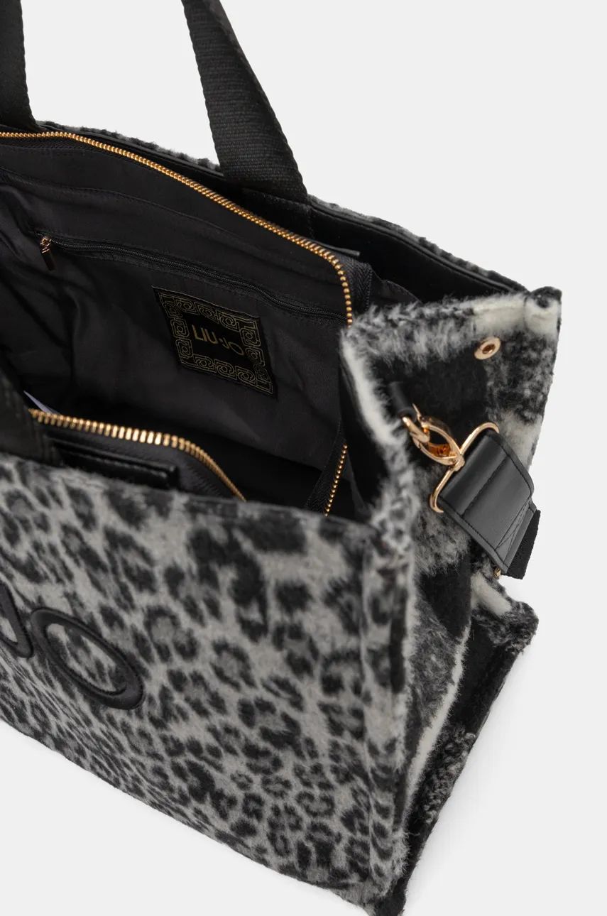 BORSA LIUJO TOTE PELO ANIMALIER