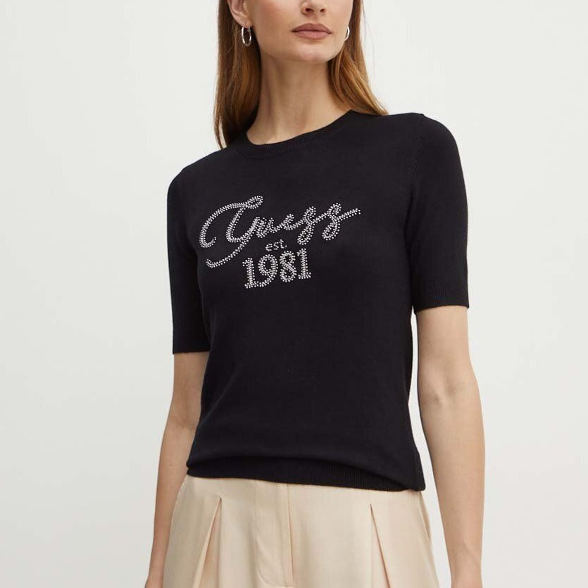 MAGLIA GUESS PALOMA LOGO ML GIROCOLLO