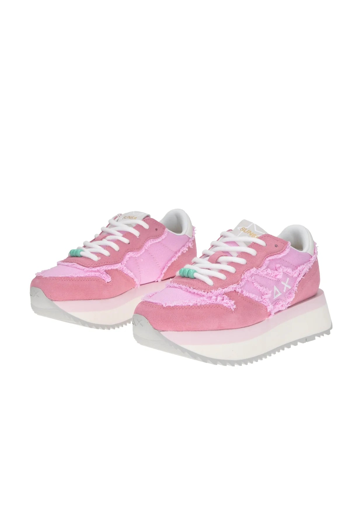 SCARPE SUN68 W BIG STARGIRL CANVAS CICLAMINO