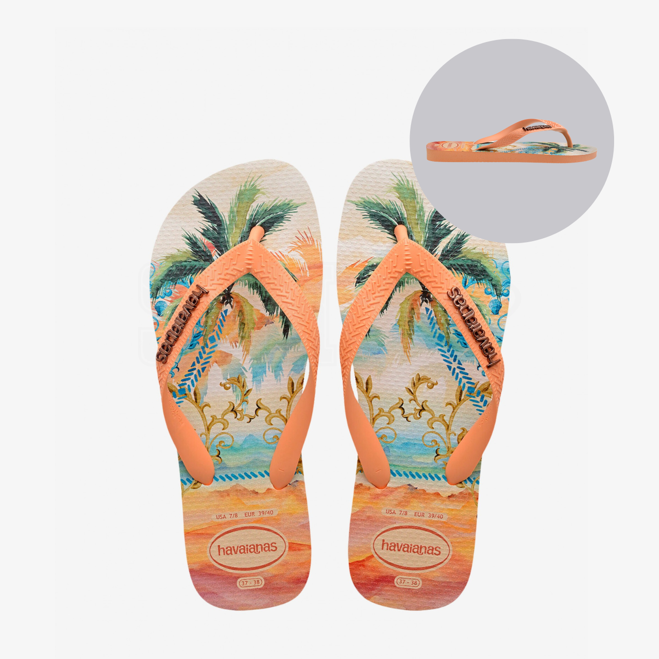 INFRADITO HAVAIANAS TOP TROPICAL VIBES PEACH