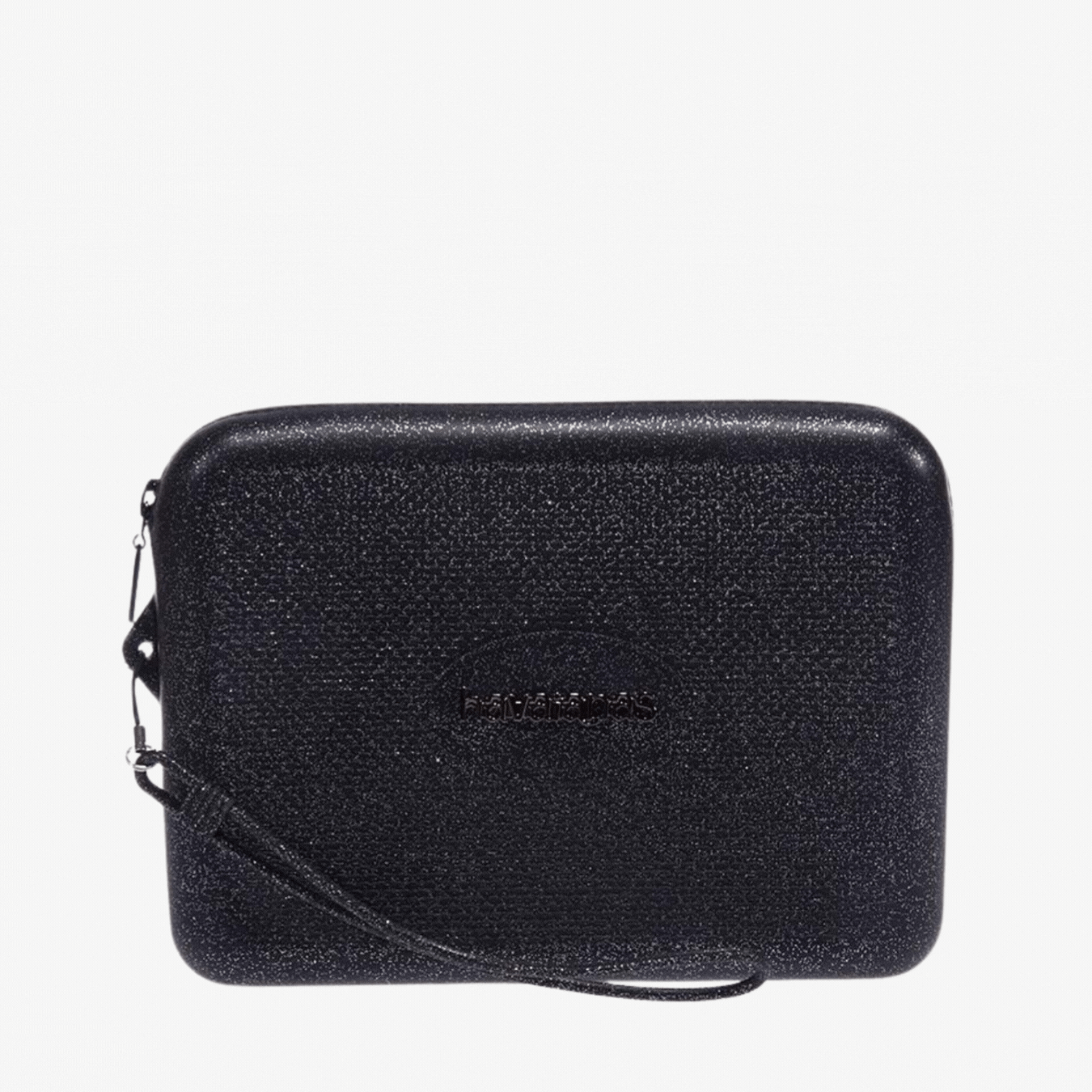 CLUTCH HAVAIANAS POCHETTE NECESSAIRE GLITTER NERO
