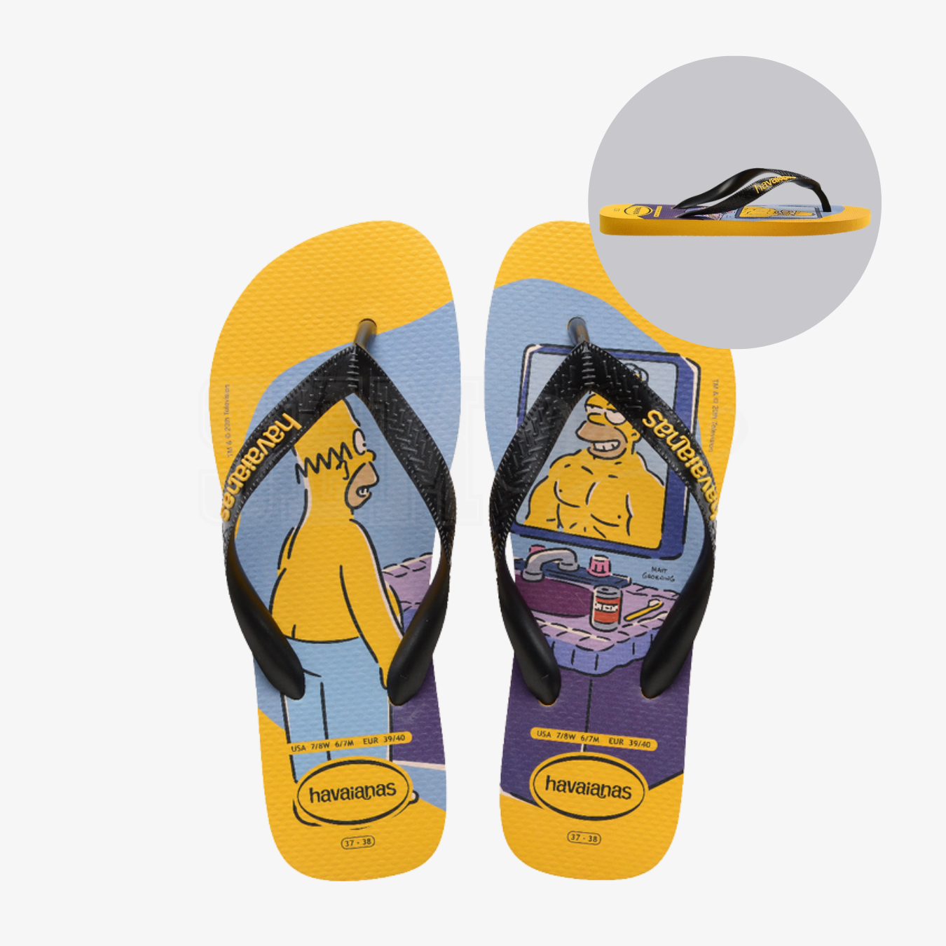 INFRADITO HAVAIANAS SIMPSON POP YELLOW