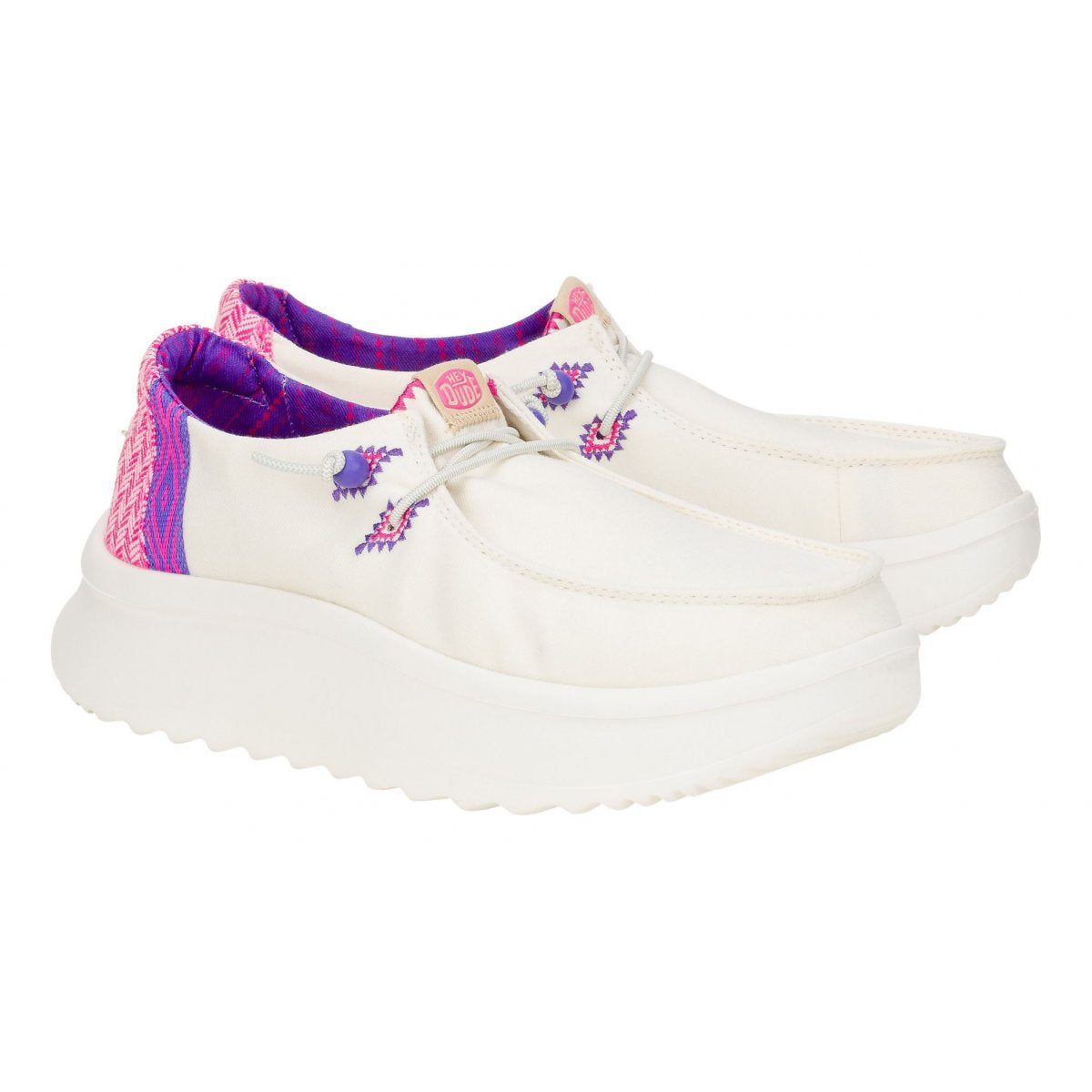 WENDY PEAK CHAMBRAY WOVEN W PLATFORM ROSA