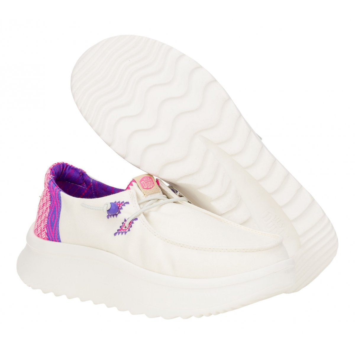 WENDY PEAK CHAMBRAY WOVEN W PLATFORM ROSA
