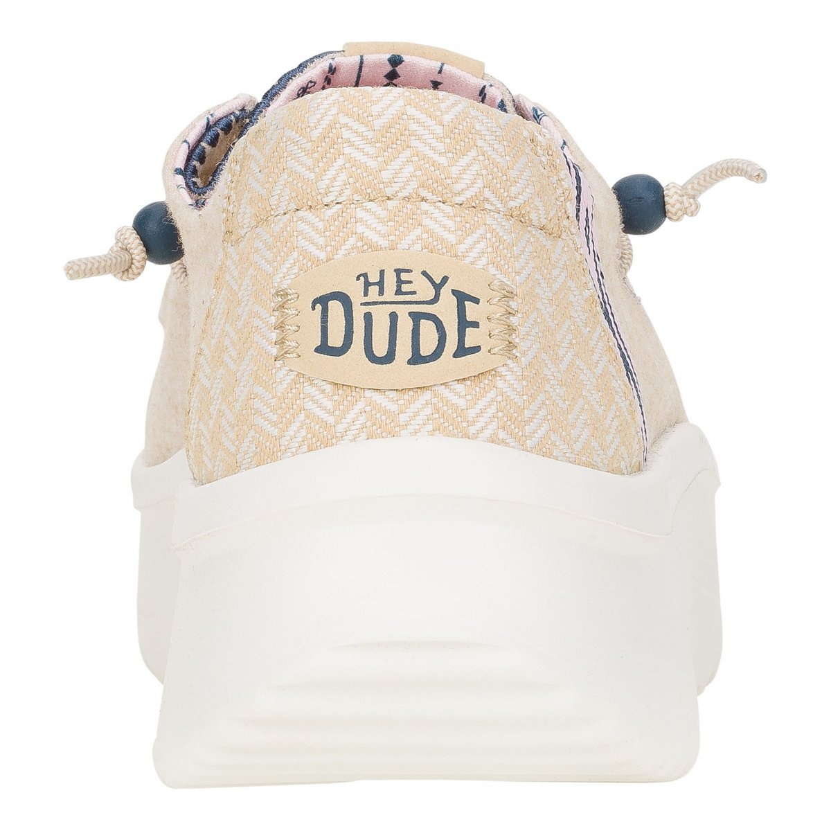 WENDY PEAK CHAMBRAY WOVEN W PLATFORM TAN