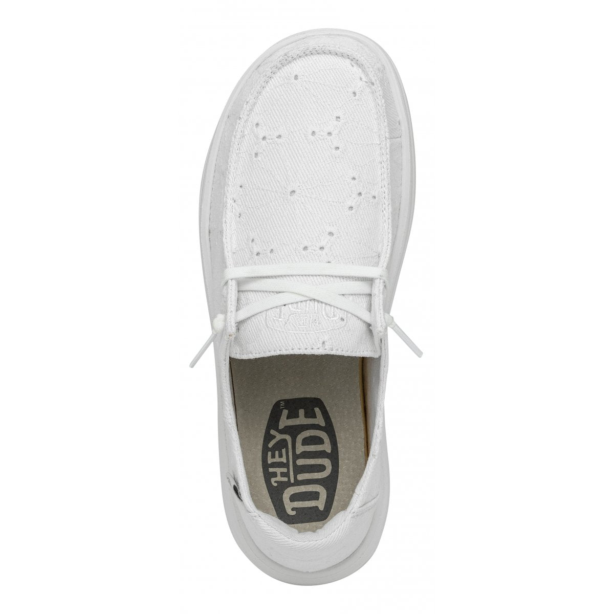MOCASSINO HEYDUDE WENDY RISE W SANGALLO BIANCO