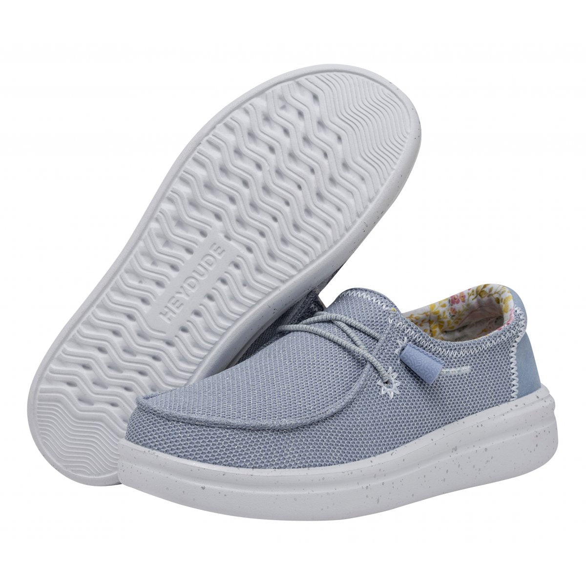 MOCASSINO HEYDUDE WENDY RISE STRETCH W LILLA