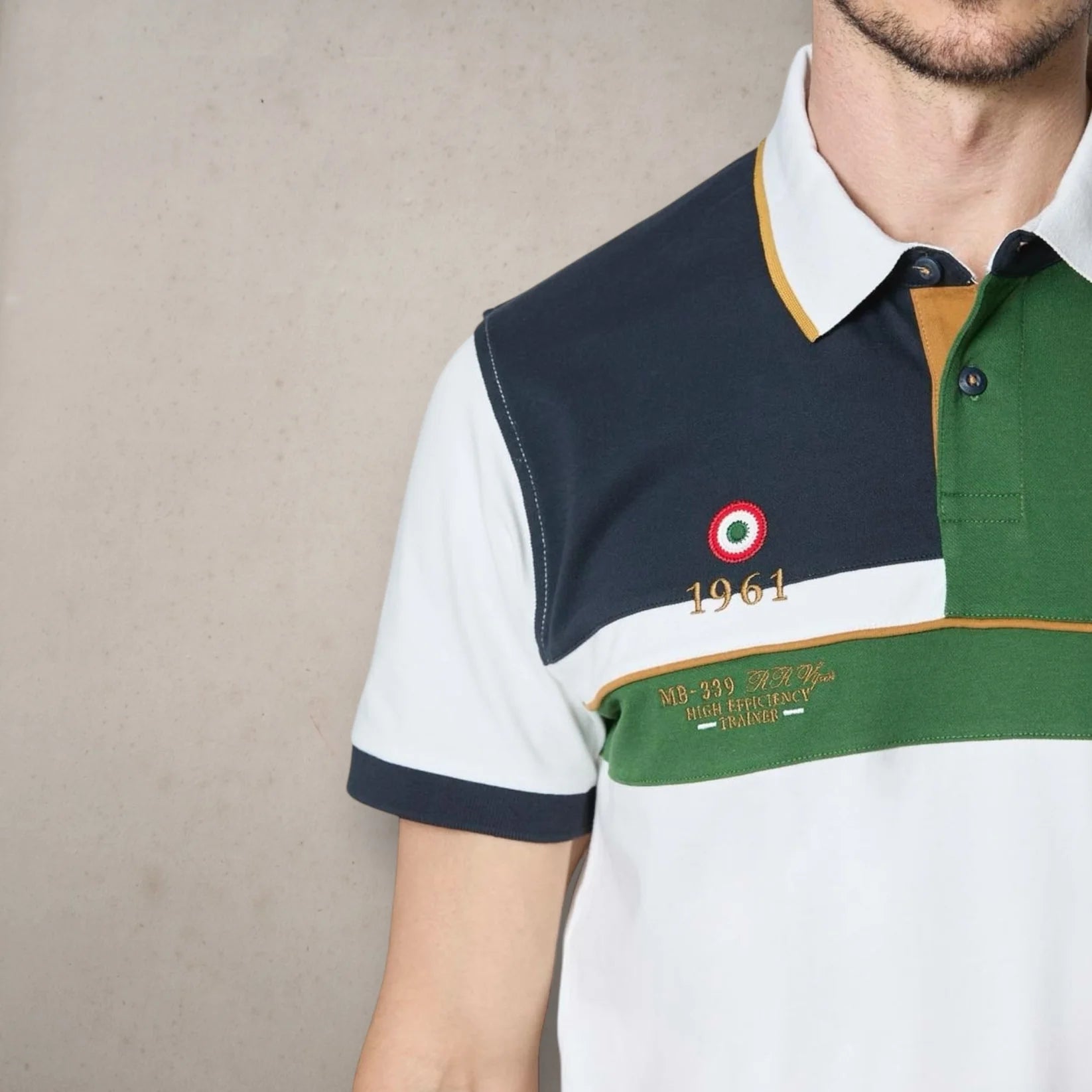 POLO AERONAUTICA MILITARE MC TRICOLOR