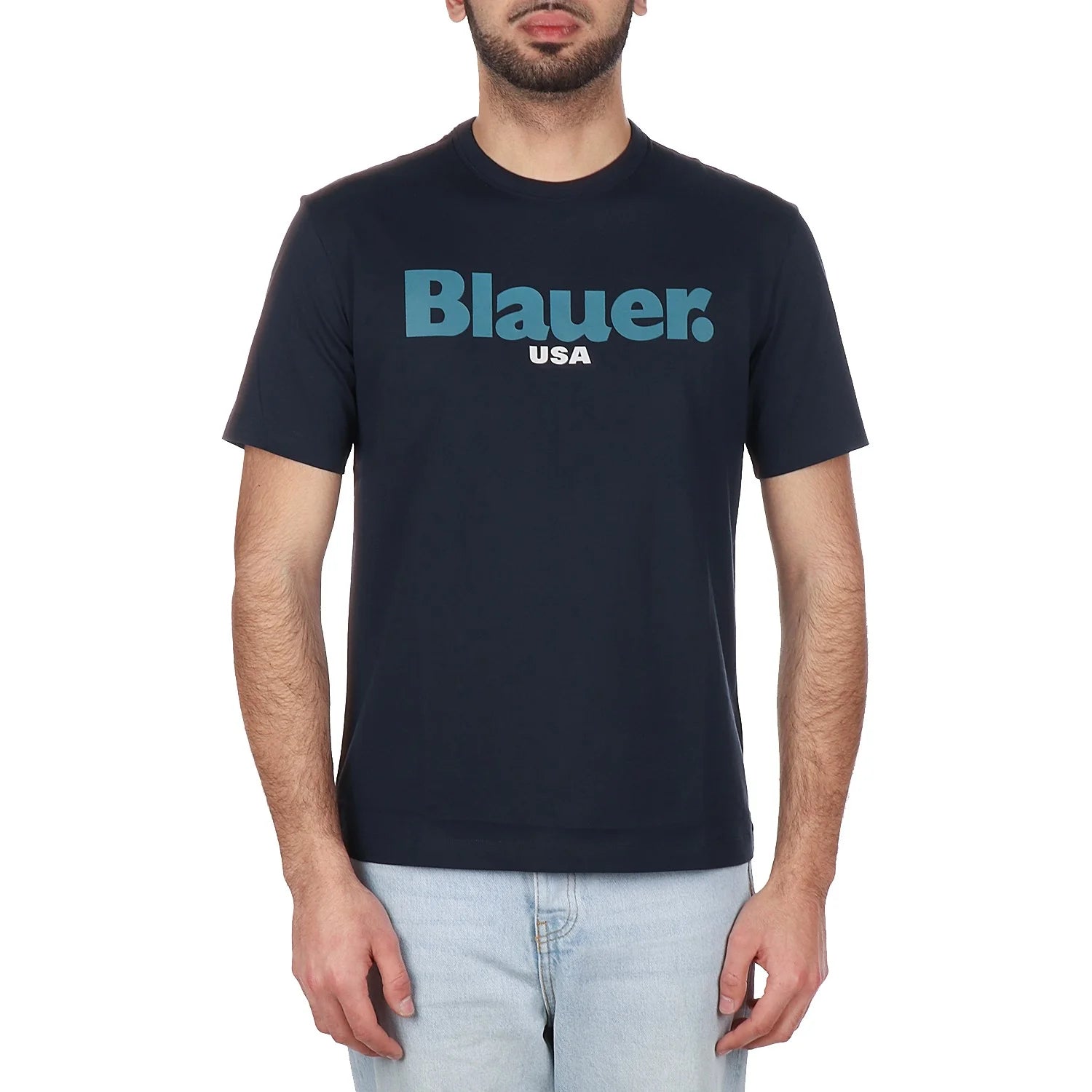 TSHIRT BLAUER ERNST BIG LOGO MC