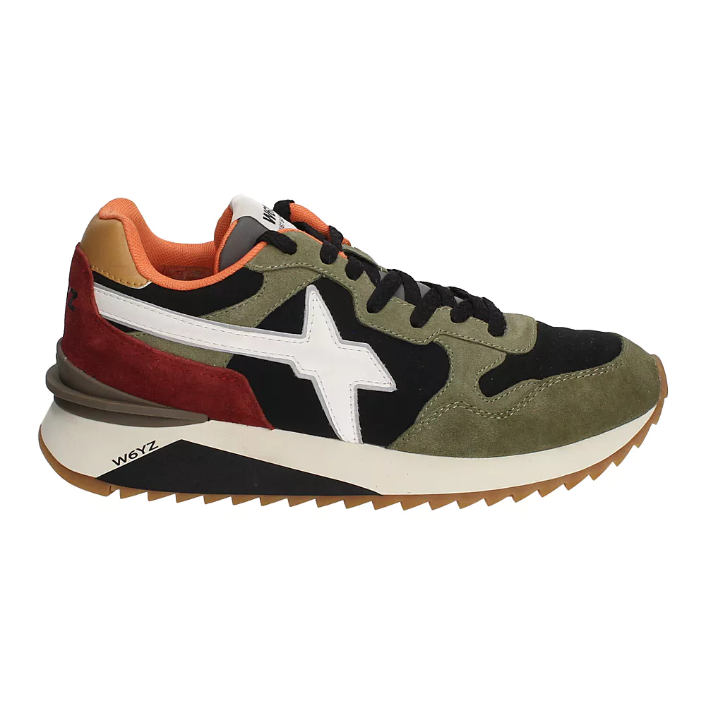 SCARPE WIZZ JUST SAY WIZZ  YAK-M. MILITARE-BLACK-GRANATA