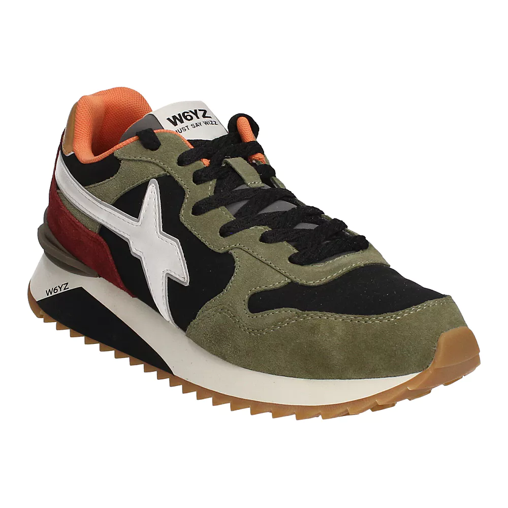 SCARPE WIZZ JUST SAY WIZZ  YAK-M. MILITARE-BLACK-GRANATA