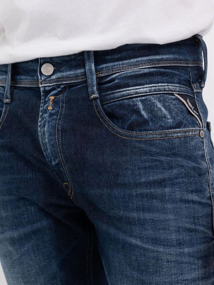 JEANS REPLAY AMBASS 573 BIO 10.5OZ DARK INDIGO SUPER STRETCH