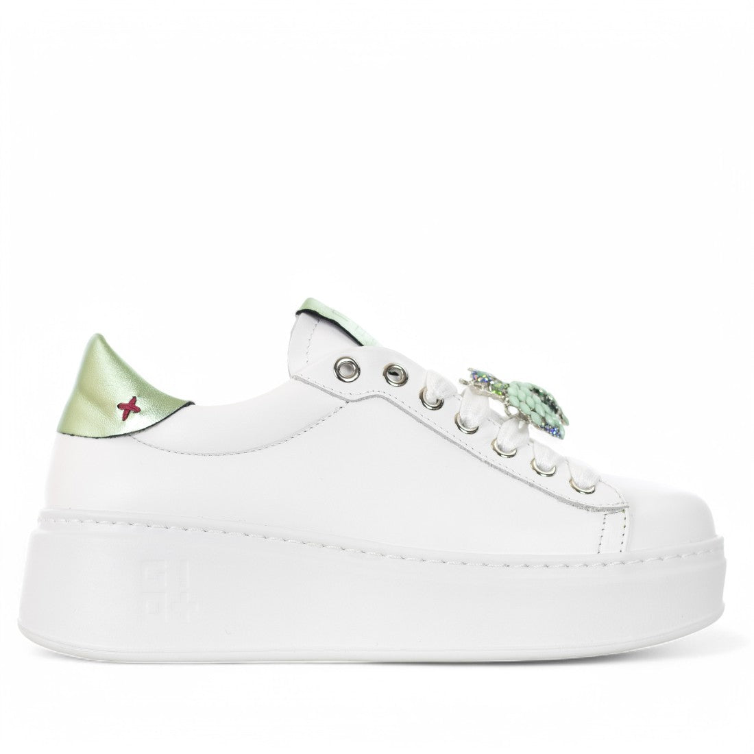 SCARPE GIOPIÙ COMBI WHITE VERDINO