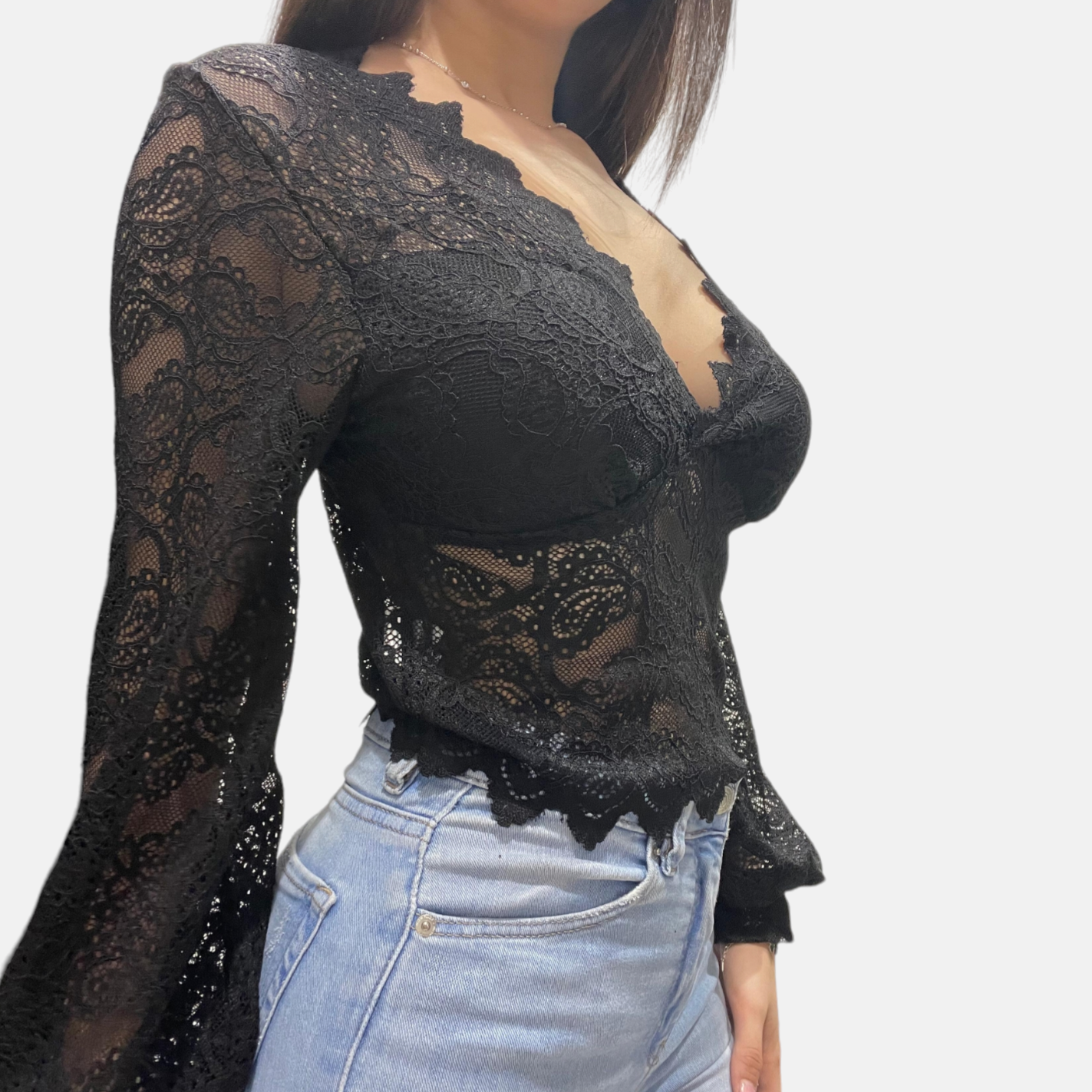 TOP SEM ESME IN PIZZO COPPETTE