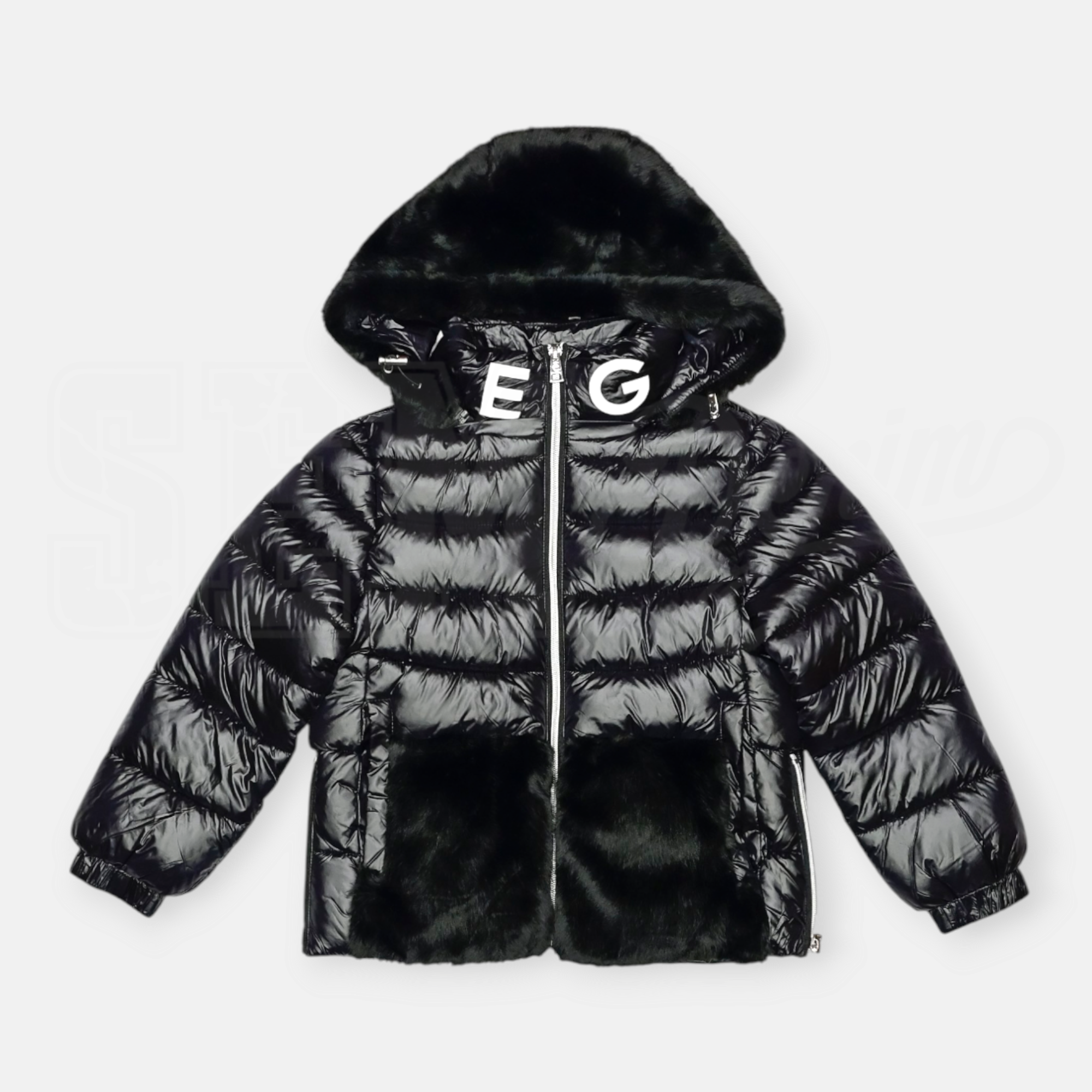 PIUMINO GAELLE OVERSIZE LOGO COLLO