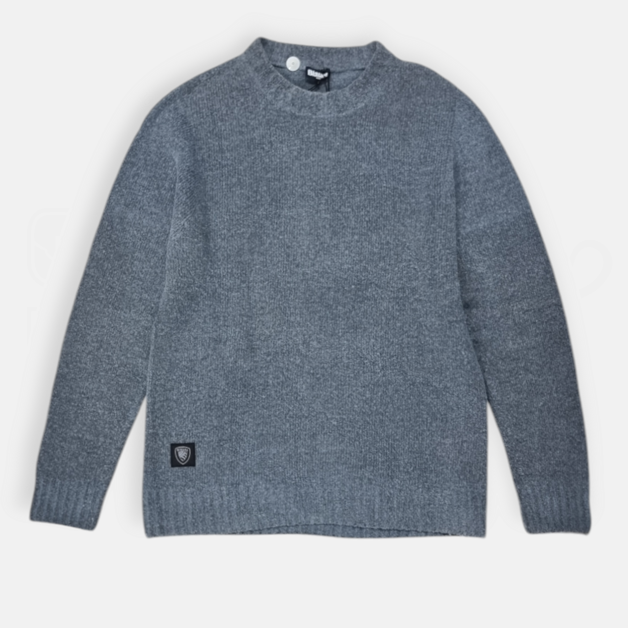 MAGLIONE BLAUER GIROCOLLO MISTO LANA