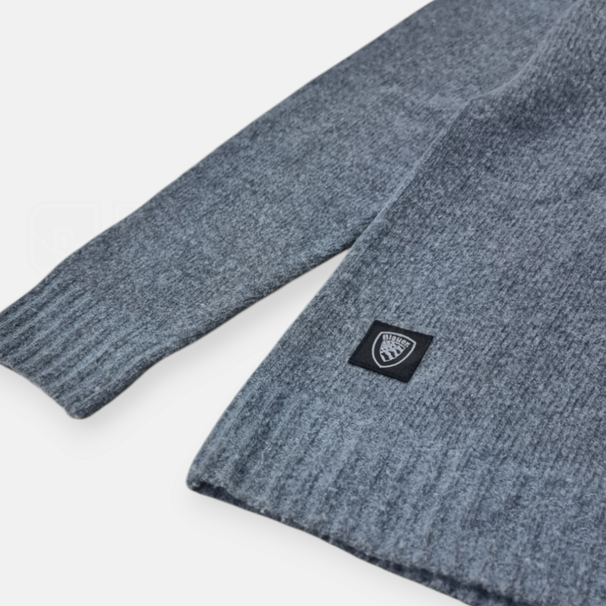 MAGLIONE BLAUER GIROCOLLO MISTO LANA
