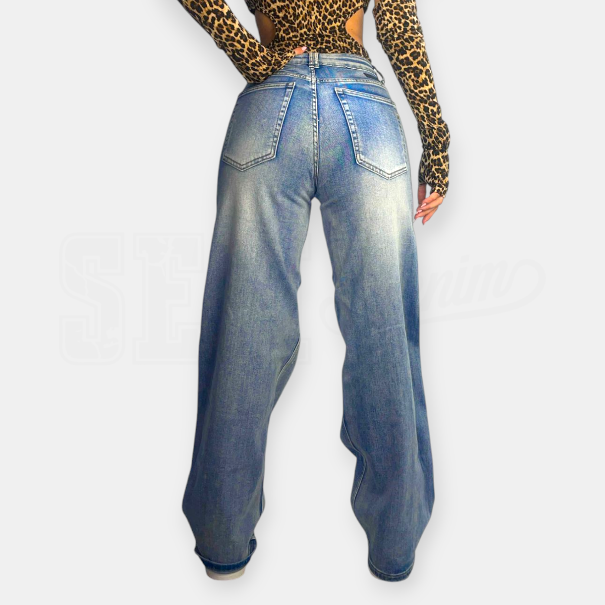 JEANS SEM ALLEGRA SHAPE-UP WIDE LEG DIAMOND RAIN