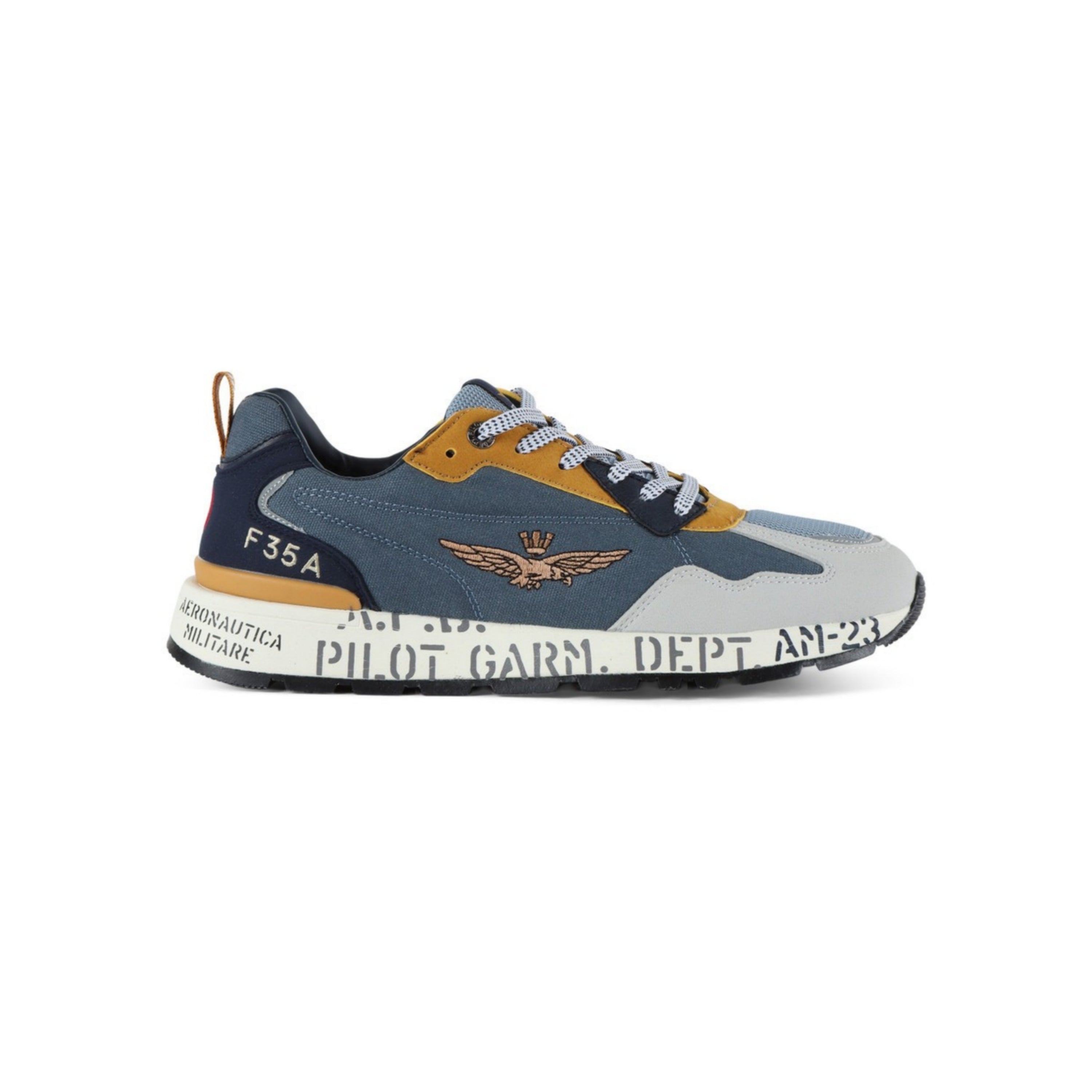 SNEAKERS AERONAUTICA MILITARE BLU SCURO