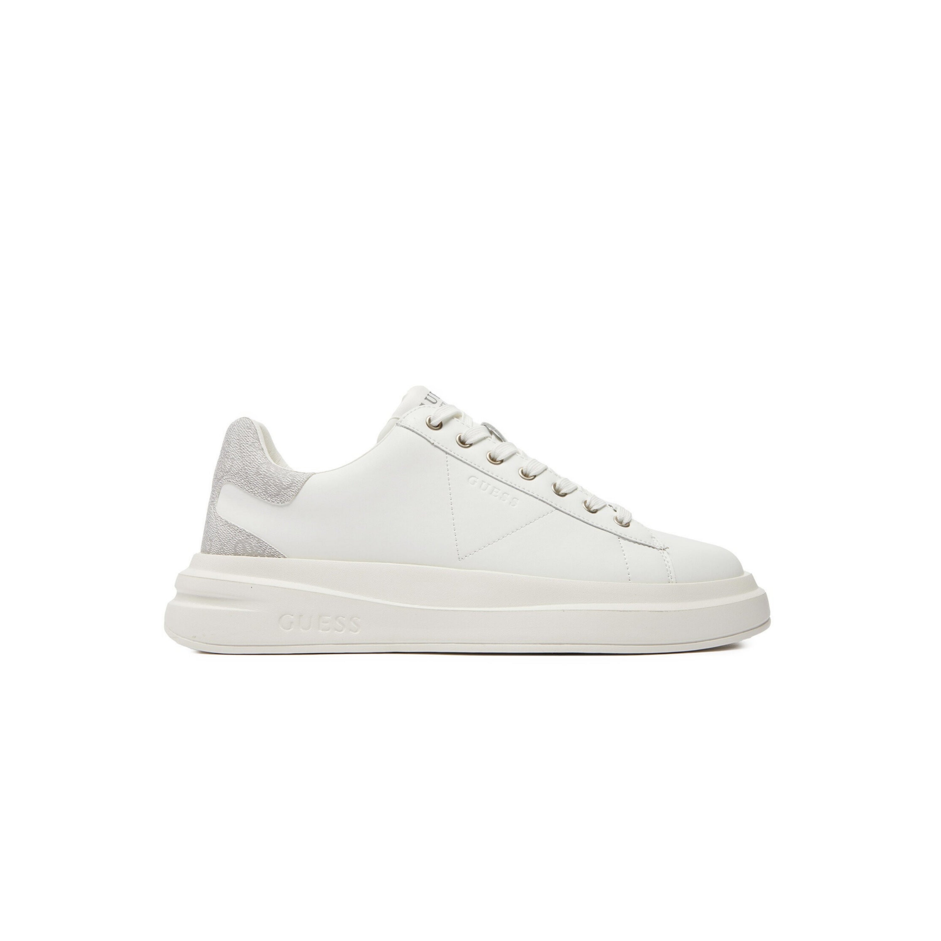 SCARPE GUESS ELBA FONDO CASSETTA BIANCO GREY