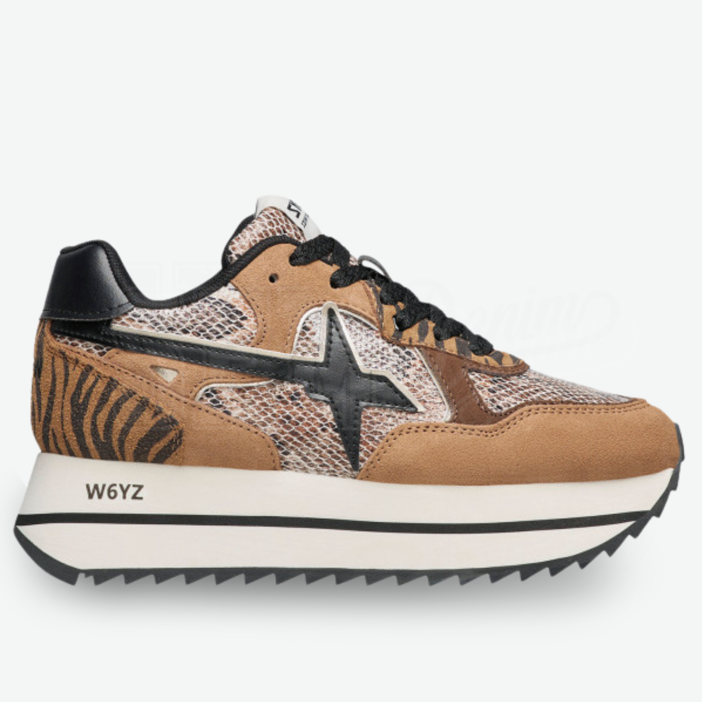 SCARPE WIZZ JUST SAY WIZZ DEVA-W. PYTON MARRONE NERO