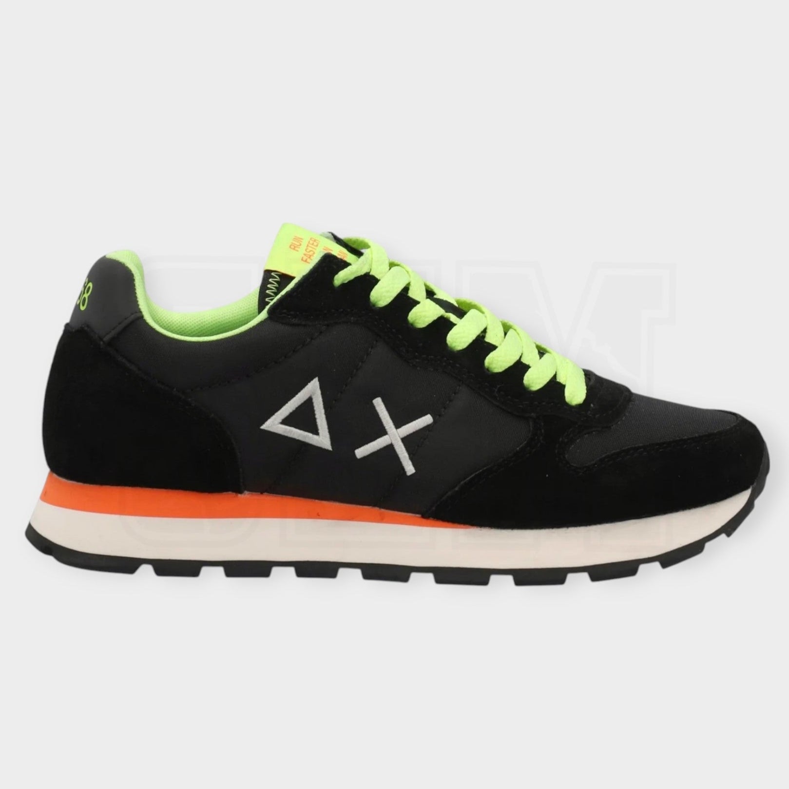 SCARPE SUN68 TOM FLUO NERO