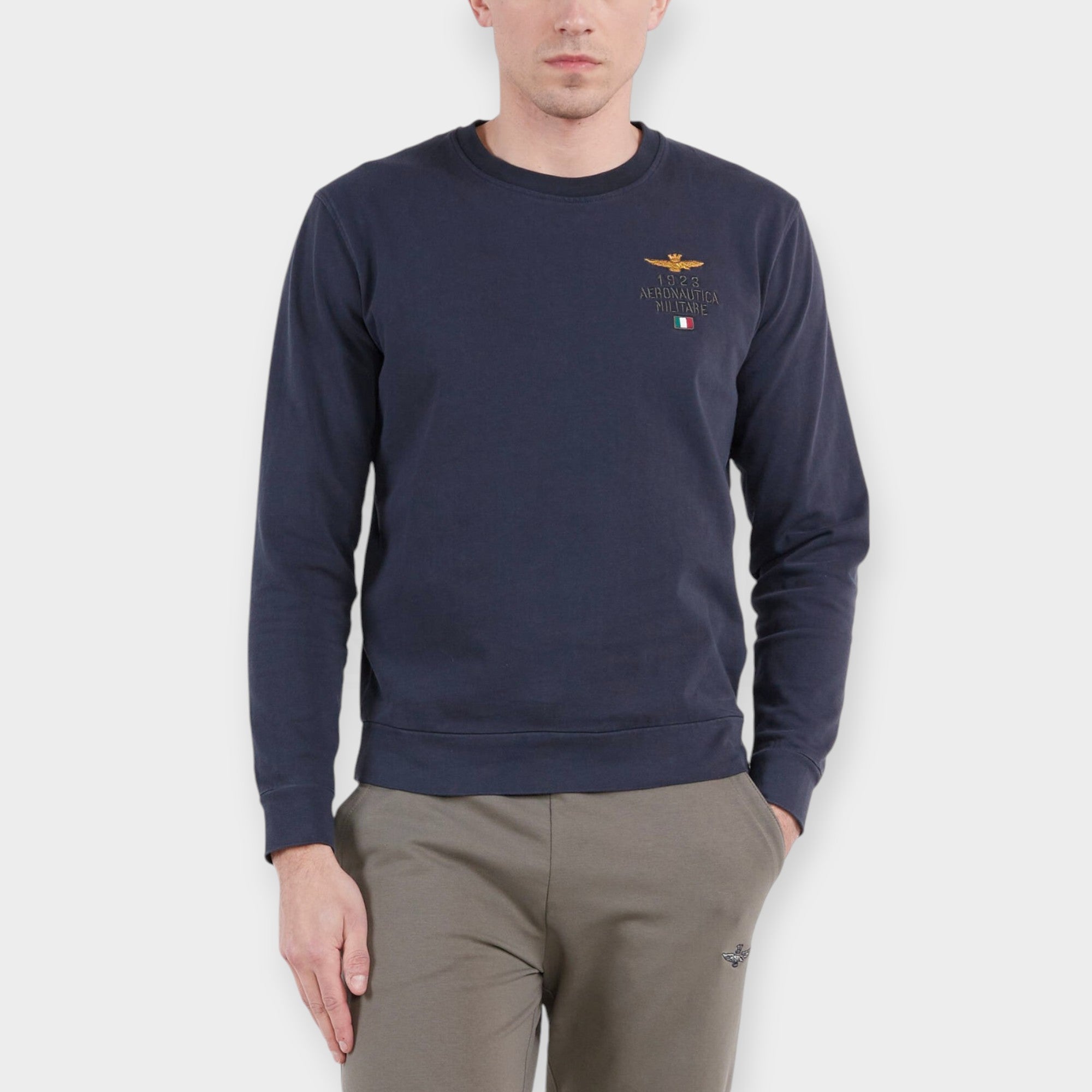 FELPA AERONAUTICA MILITARE GIROCOLLO LEGGERA