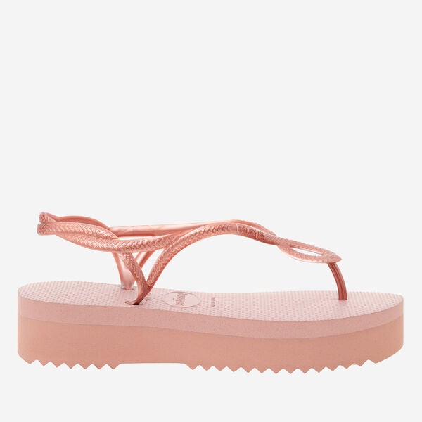 SANDALO HAVAIANAS LUNA FLATFORM SPIKES ROSA