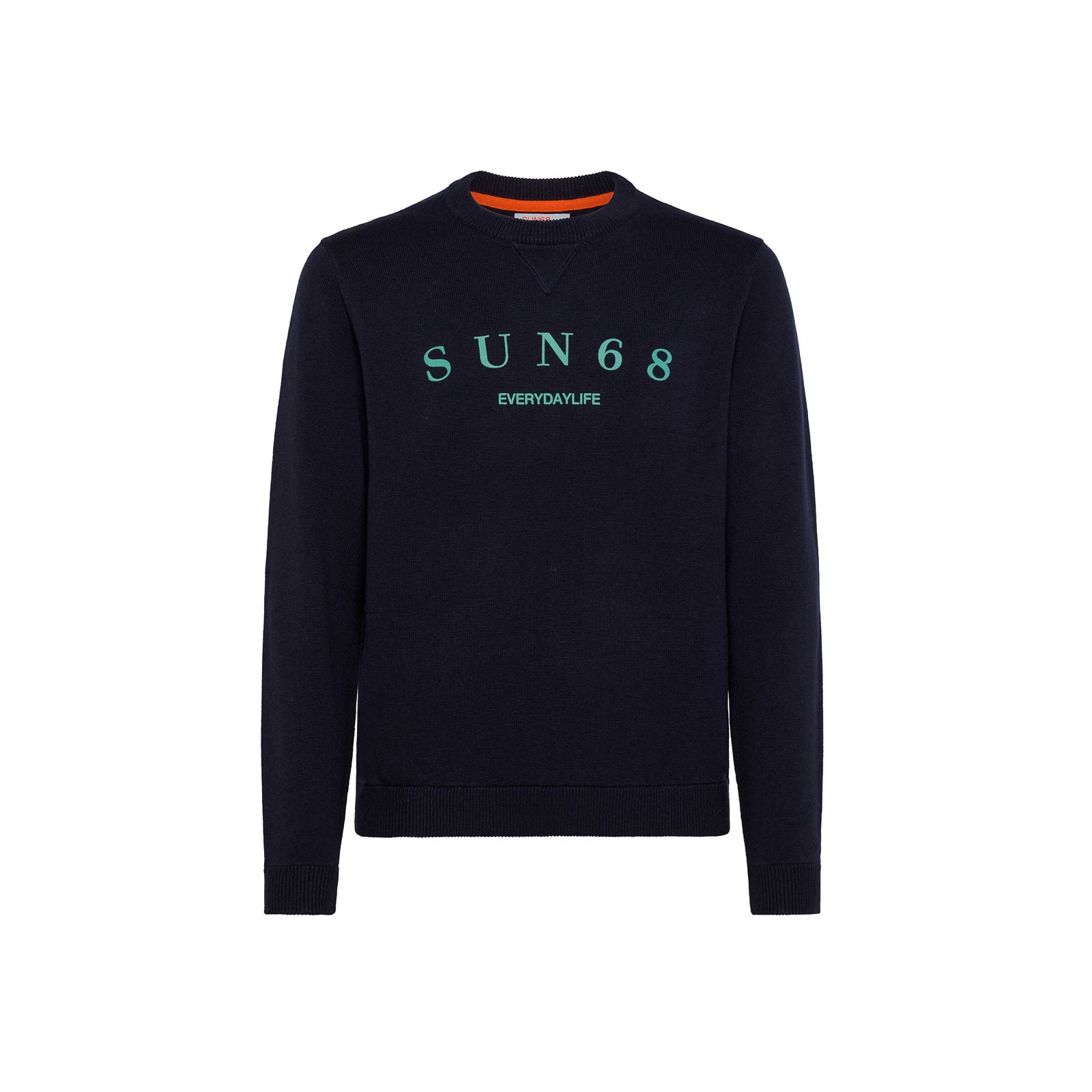 MAGLIA SUN68 GIROCOLLO LETTERING ON CHEST