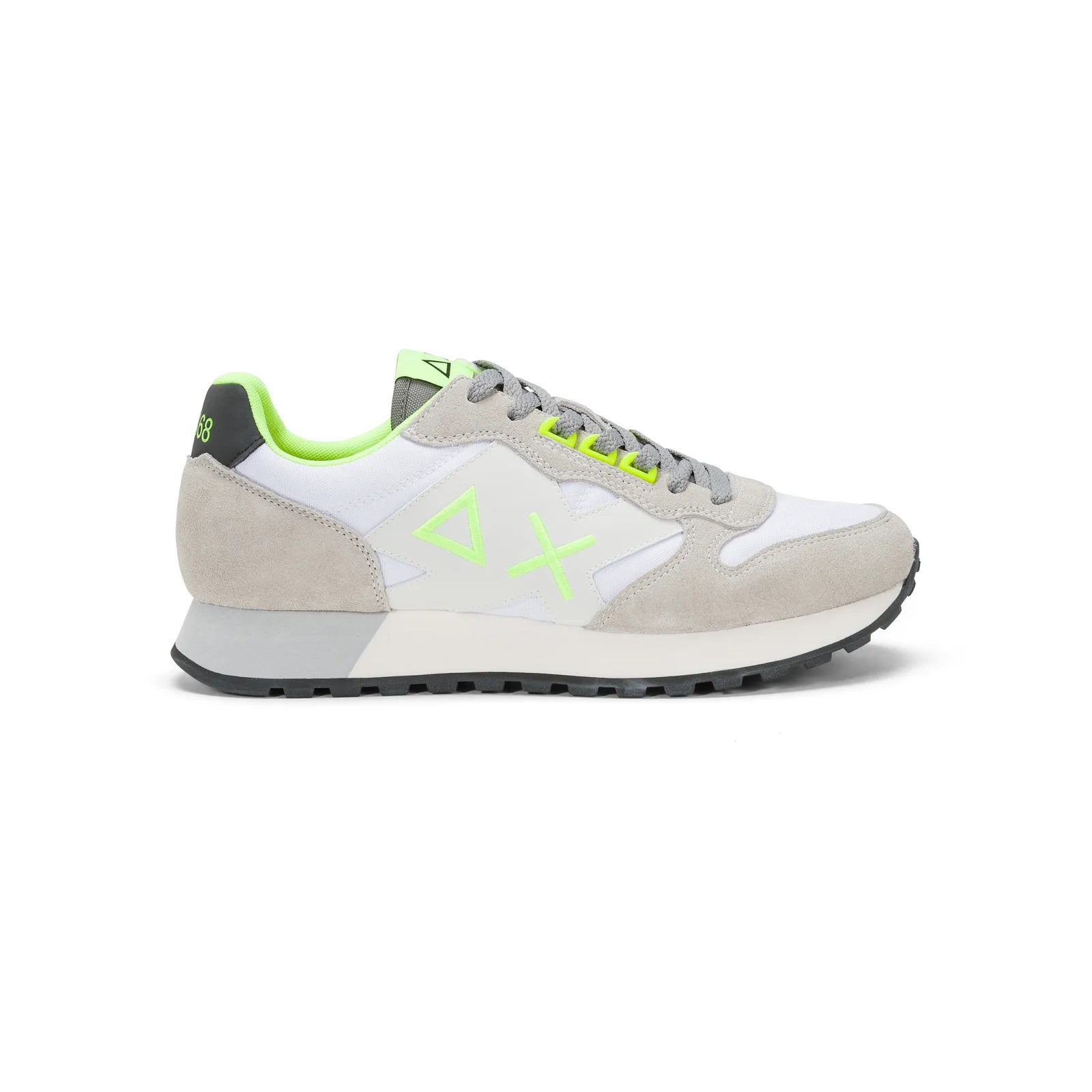 SNEAKERS SUN68 JAKI FLUO BIANCO