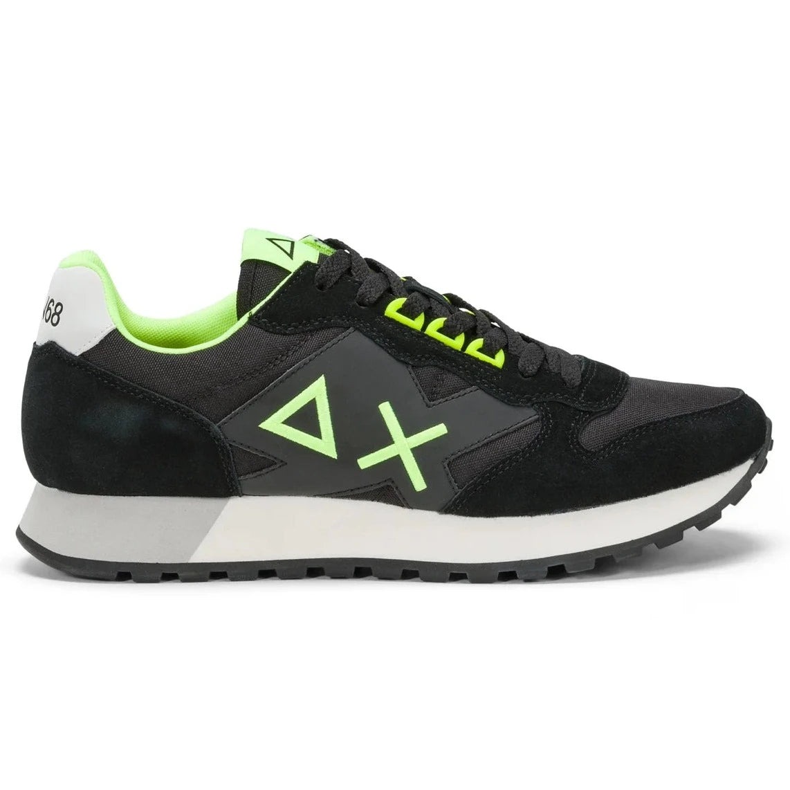 SNEAKERS SUN68 JAKI FLUO NERO