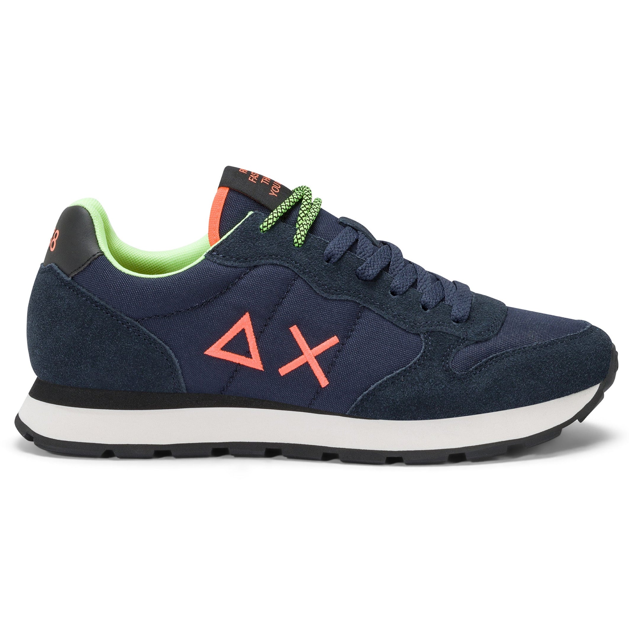 SCARPE SUN68 TOM FLUO BLU NAVY