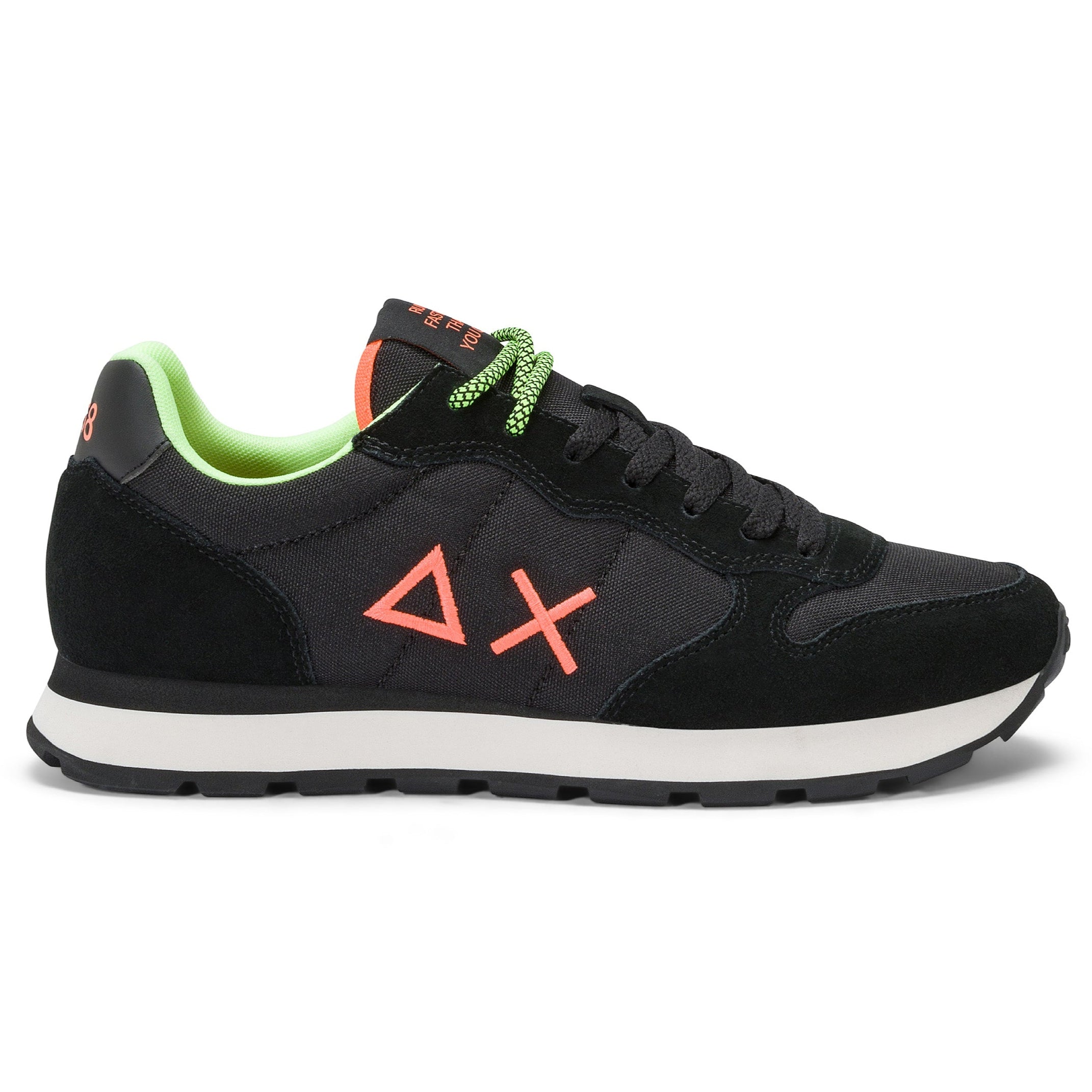 SCARPE SUN68 TOM FLUO NERO