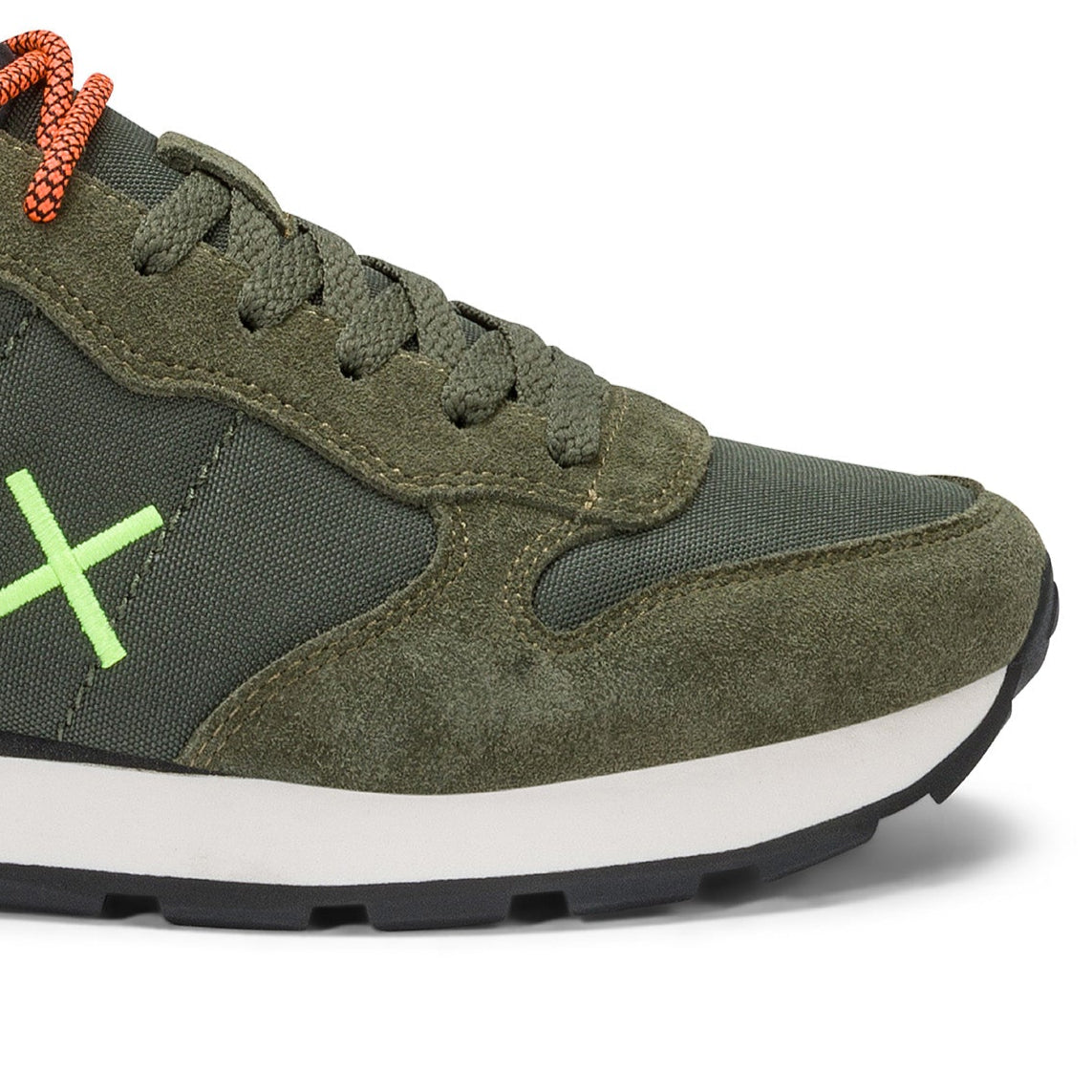 SCARPE SUN68 TOM FLUO VERDE MILITARE