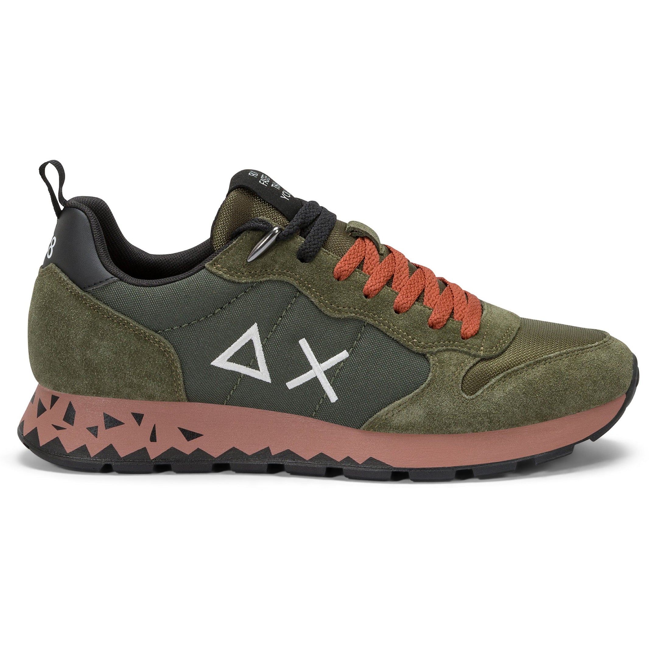SCARPE SUN68 TOM SNAKE MILITARE SCURO