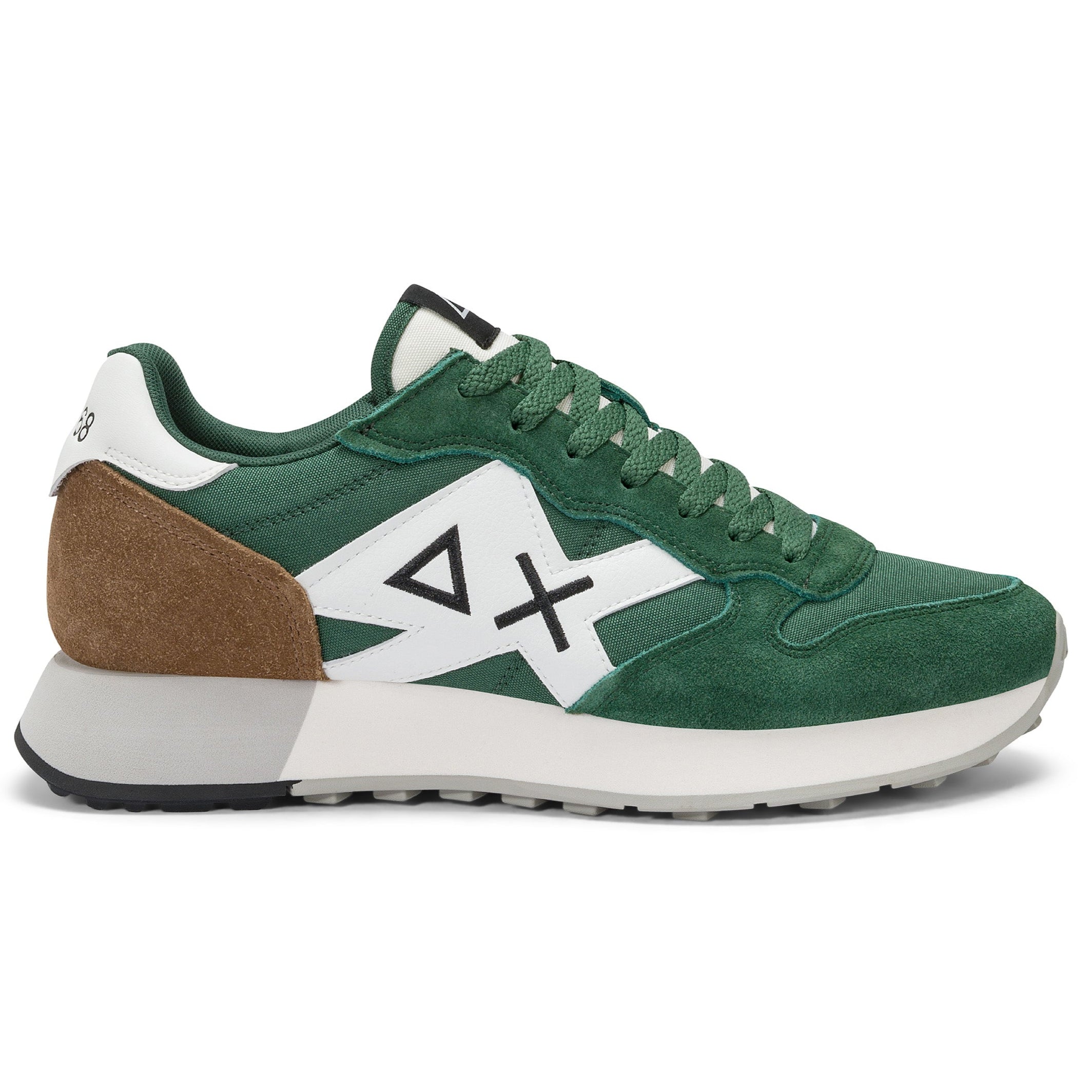 SCARPE SUN68 JAKI SOLID VERDE SCURO