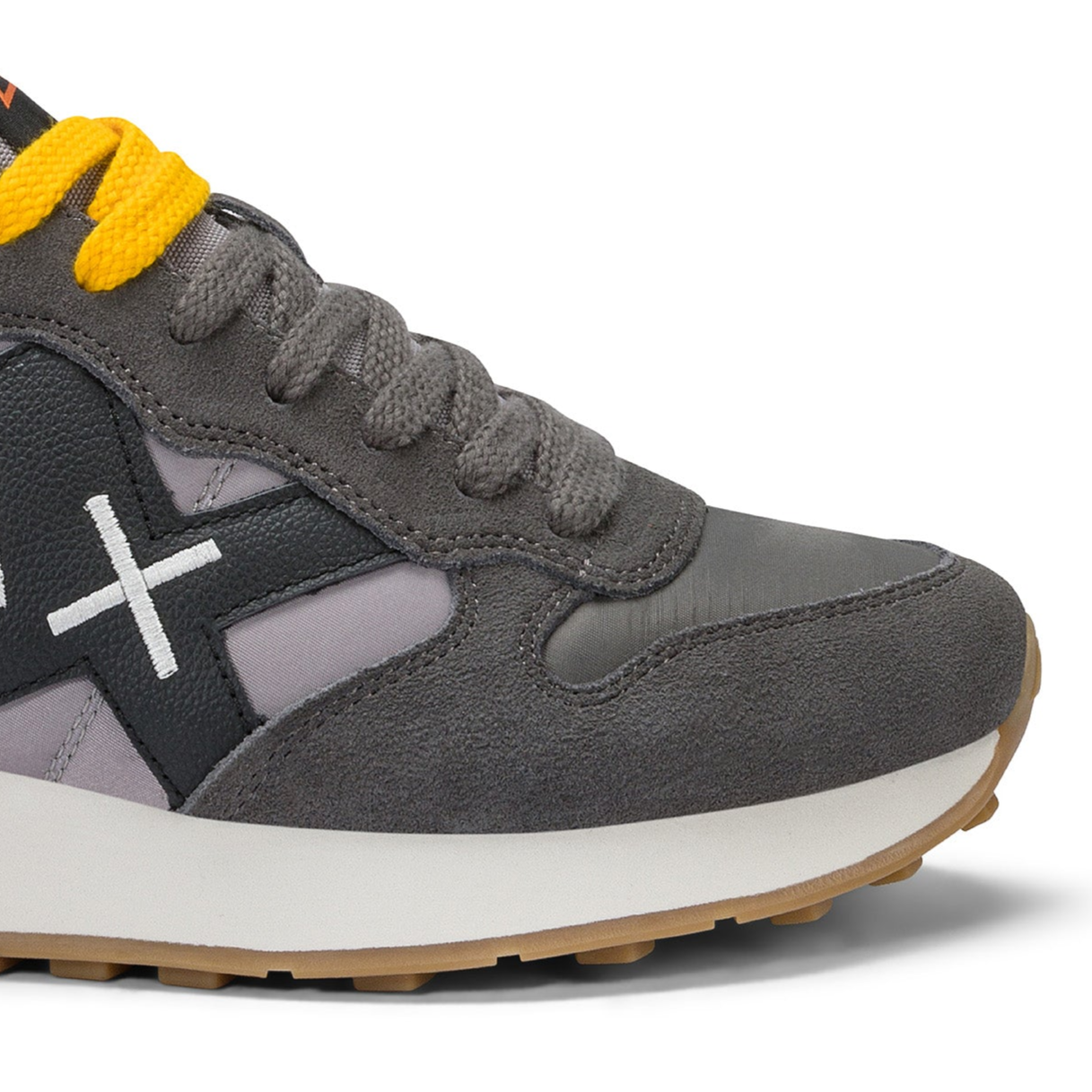 SCARPE SUN68 JAKI BICOLOR GRIGIO SCURO