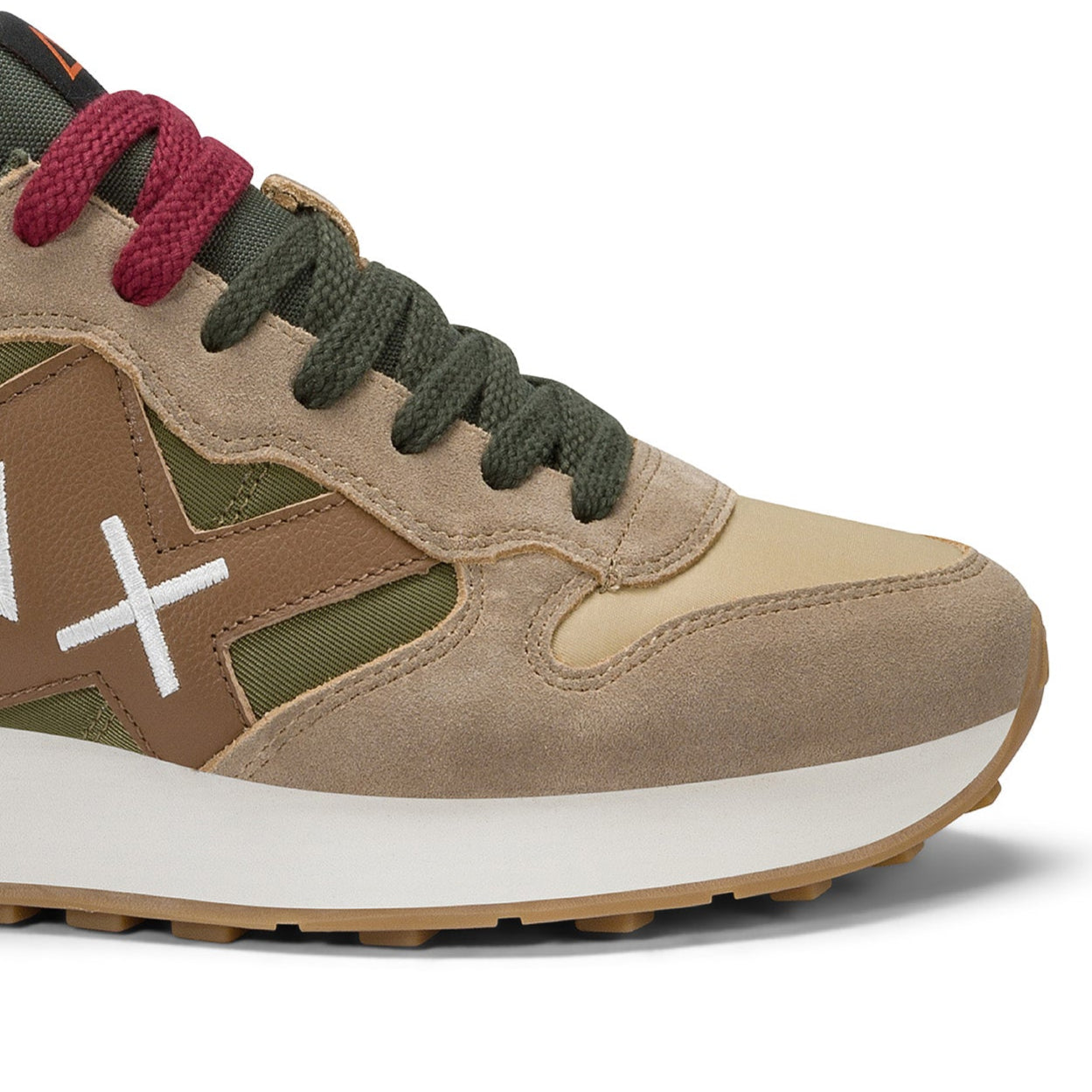 SCARPE SUN68 JAKI BICOLOR BEIGE SCURO